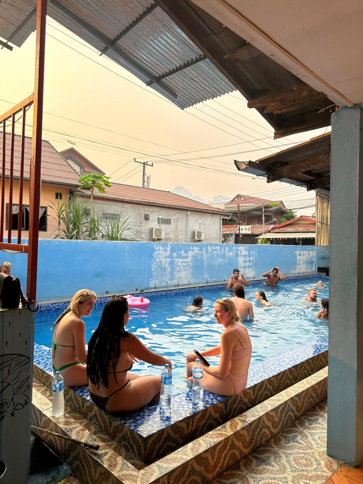 Golden Dragon House Vang Vieng Exterior foto